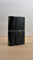 A6 Echtleder Journal Cover | Dunkelblau