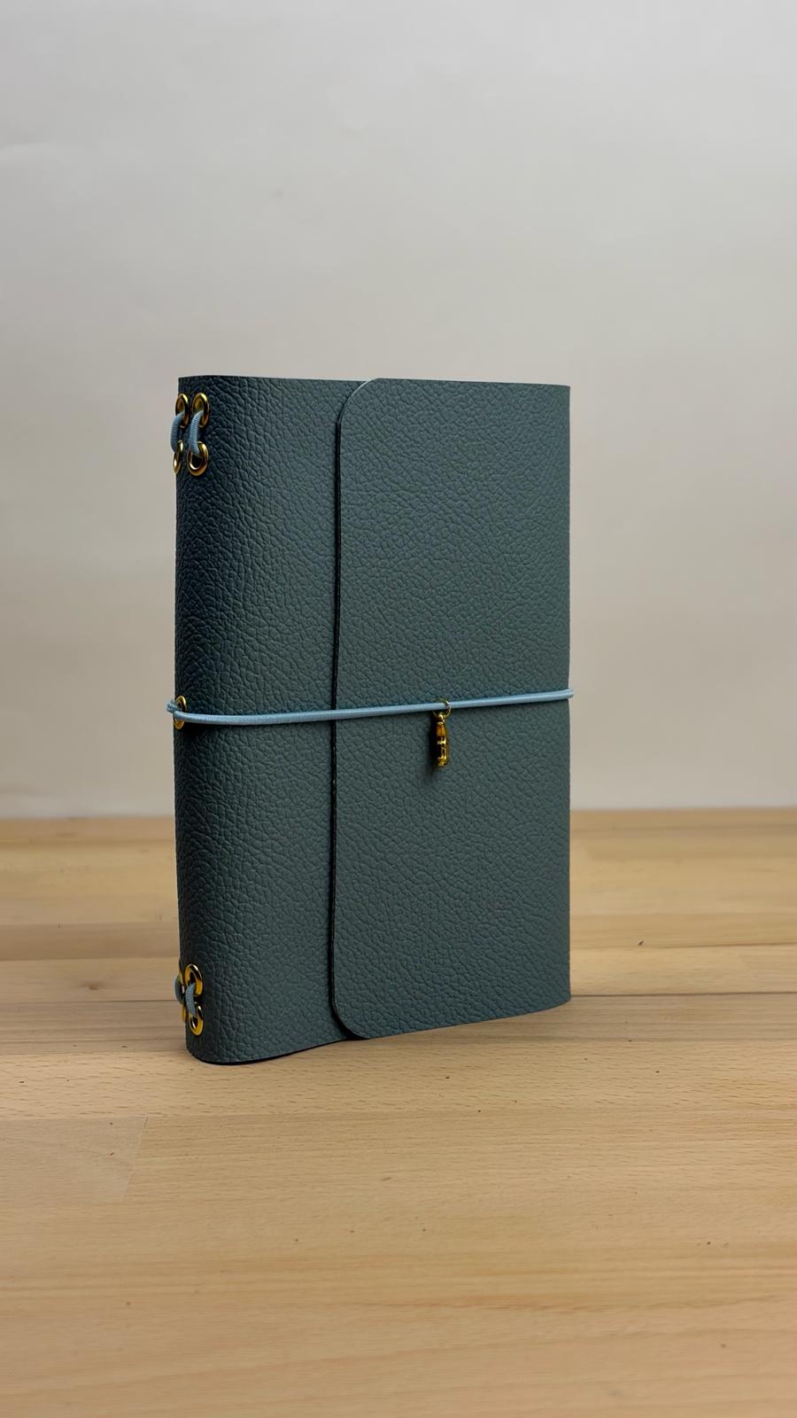 A6 Kunstleder Journal Cover | Hellblau