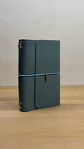 A6 Kunstleder Journal Cover | Hellblau