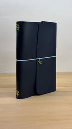 A5 Kunstleder Journal Cover | Dunkelblau