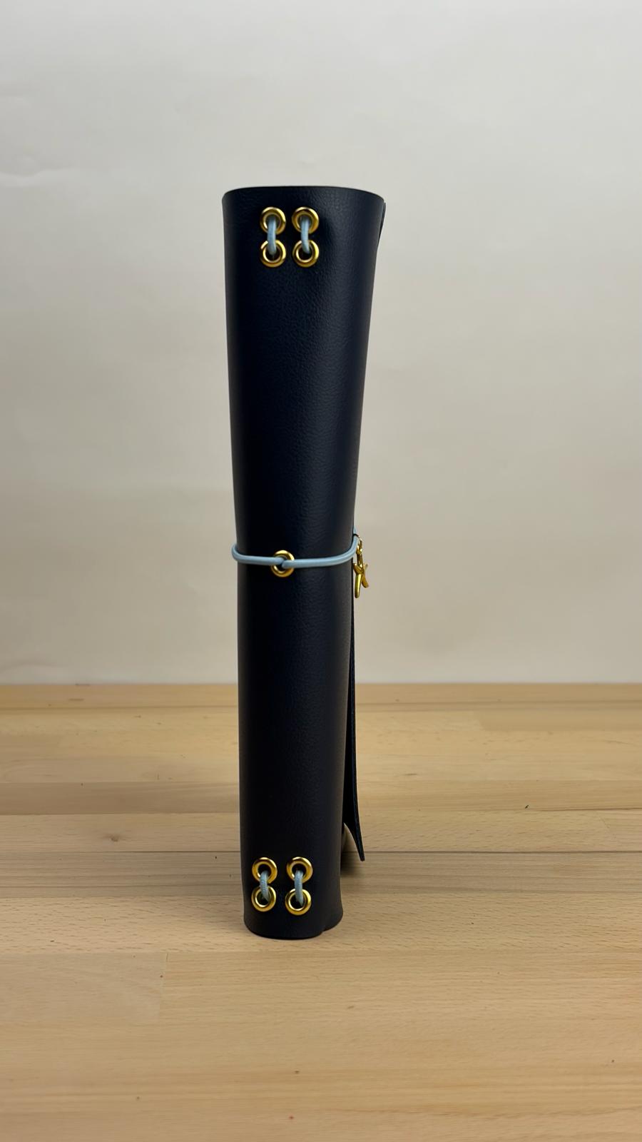 A5 Kunstleder Journal Cover | Dunkelblau