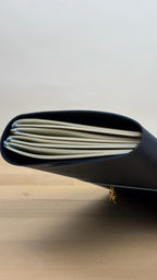 A5 Kunstleder Journal Cover | Dunkelblau