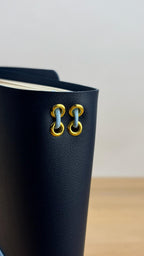 A5 Kunstleder Journal Cover | Dunkelblau