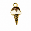 Charm | Eis Braun | Gold