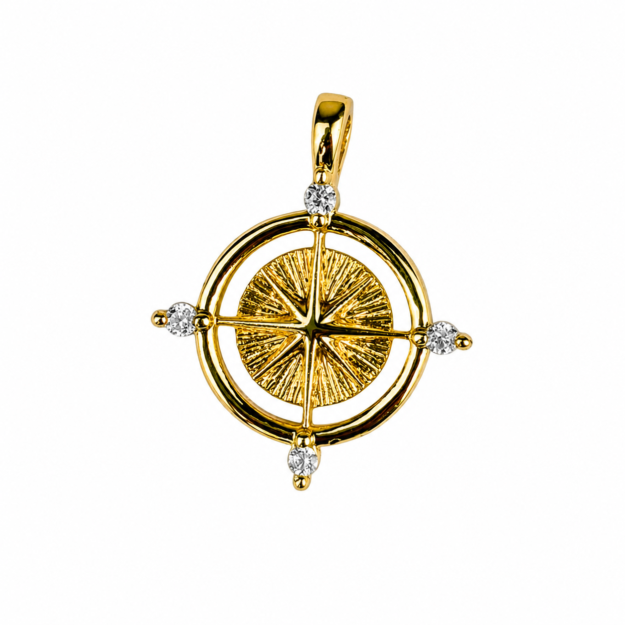 Charm | Kompass | Gold